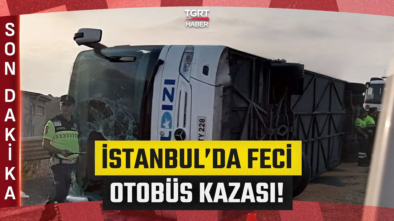 #SONDAKİKA | Kuzey Marmara Otoyolu'nda Yolcu Otobüsü Devrildi! Ölü ve Yaralılar Var - TGRT Haber