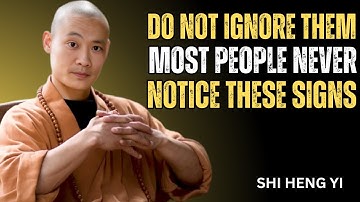 “The Silent Signs the Universe Sends You” | Shi Heng Yi Motivation