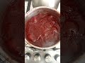 Quondom jam mash reduce and simmer