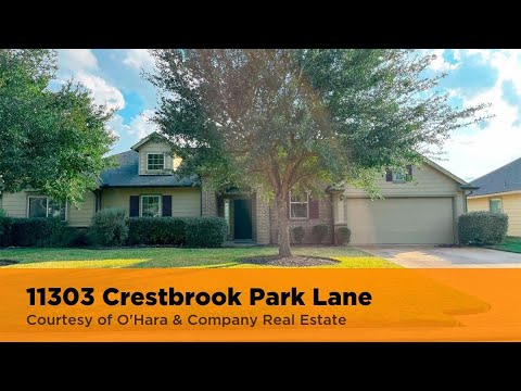 11303 Crestbrook Park Lane, Tomball, TX home video tour
