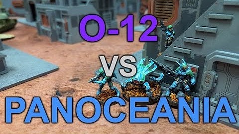 Infinity N5 Battle Report - O-12 vs PanOceania (B-Pong)