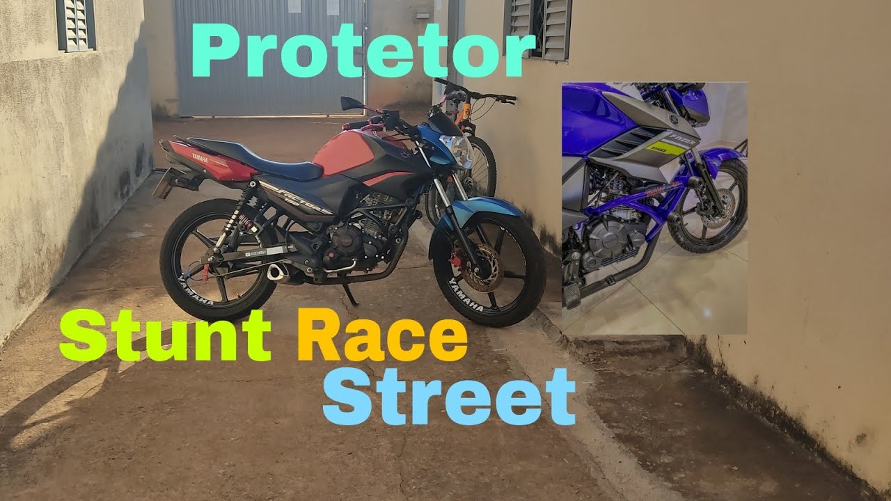 Stunt Race Fz15 Fazer Factor 150 Protetor Gaiola Yamaha