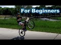 How To Wheelie A Mountain Bike EASY and FAST