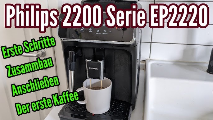 Philips Auto Coffee Machine Series 2200 Classic | EP2220 10 - YouTube