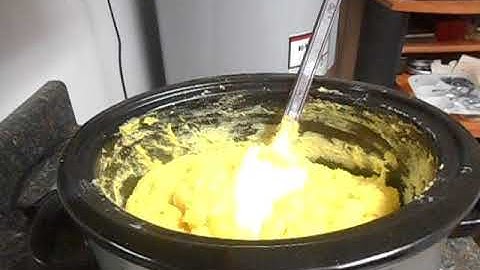 Soap making 033118 cold and hot process part 3