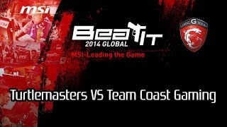 Turtlemasters Vs Team Coast Gaming Highlights 11 Msi Beat It 2014 Global Dota 2