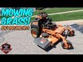 Mowing Grass and Laying Stripes With The New Scag V Ride 2! | Scag V-Ride 2 Demo And Mowing Grass