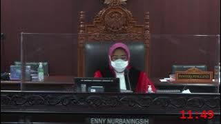 Hearing on Case Number 3/PUU-XX/2022. Monday, January 17, 2022.
