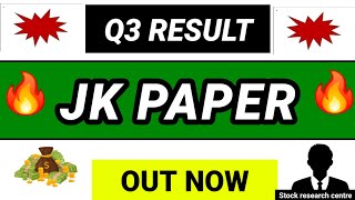 Jk Paper Q3 Results 2026 Jk Paper Results Today Jk Paper Share