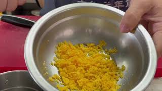 302-3-鹹蛋黃炒杏菇條-302-5鹹蛋黃炒薯條-鹹蛋黃鬆-三十秒快速處理