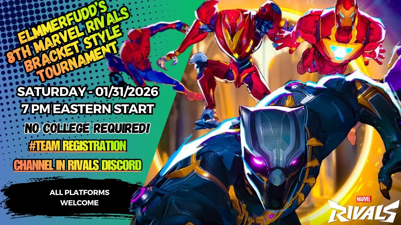 8th Marvel Rivals Bracket Style Tournament Shoutcast - YouTube
