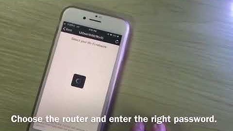 wifi smart led bulb instruction video