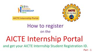 🎓 How to Register in AICTE Internship Portal || Get your AICTE Internship Registration ID 🚀 Part - 1