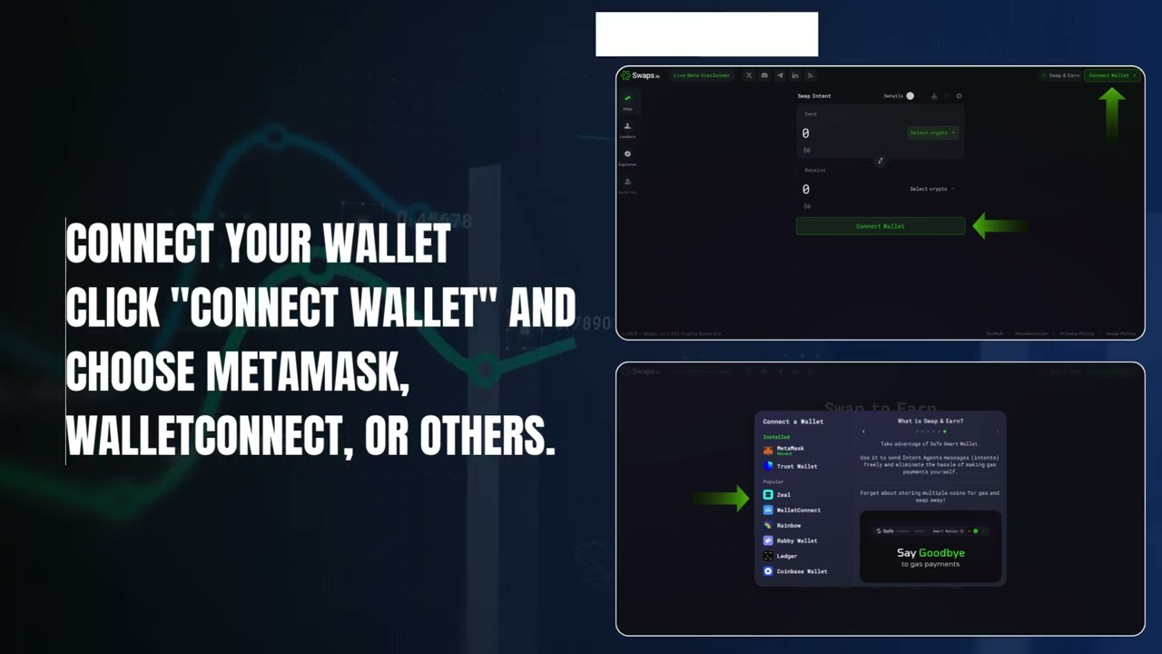 Learn how to use the Swaps.io dApp for seamless, cross-chain