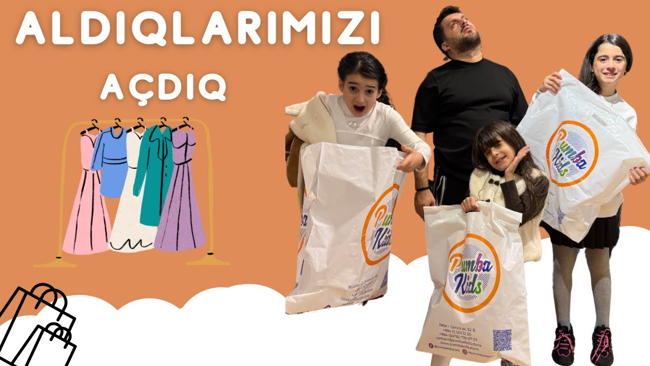 ALDIQLARIMIZI AÇDIQ | PODYUM QURDUQ 😍