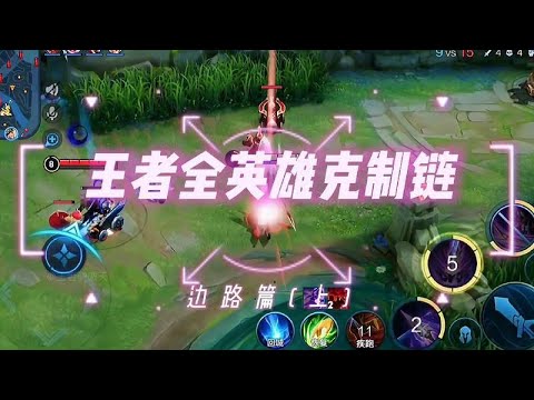 王者全英雄克制链——边路篇上