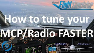PMDG Tricks: How to turn your MCP and Radio knobs QUICKER (And how quick's the real deal)