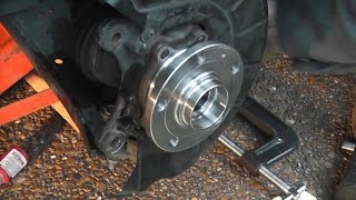 Replacing 2006 VW Jetta MK5 Front Wheel Hub Bearing