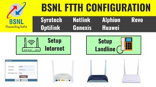 Bsnl ftth configuration कैसे करे❓