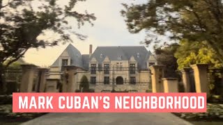 Exploring DFW: Driving by Mark Cuban’s House (Ultra Rich Dallas TX Neighborhood) Mark Cuban House Dallas Tx