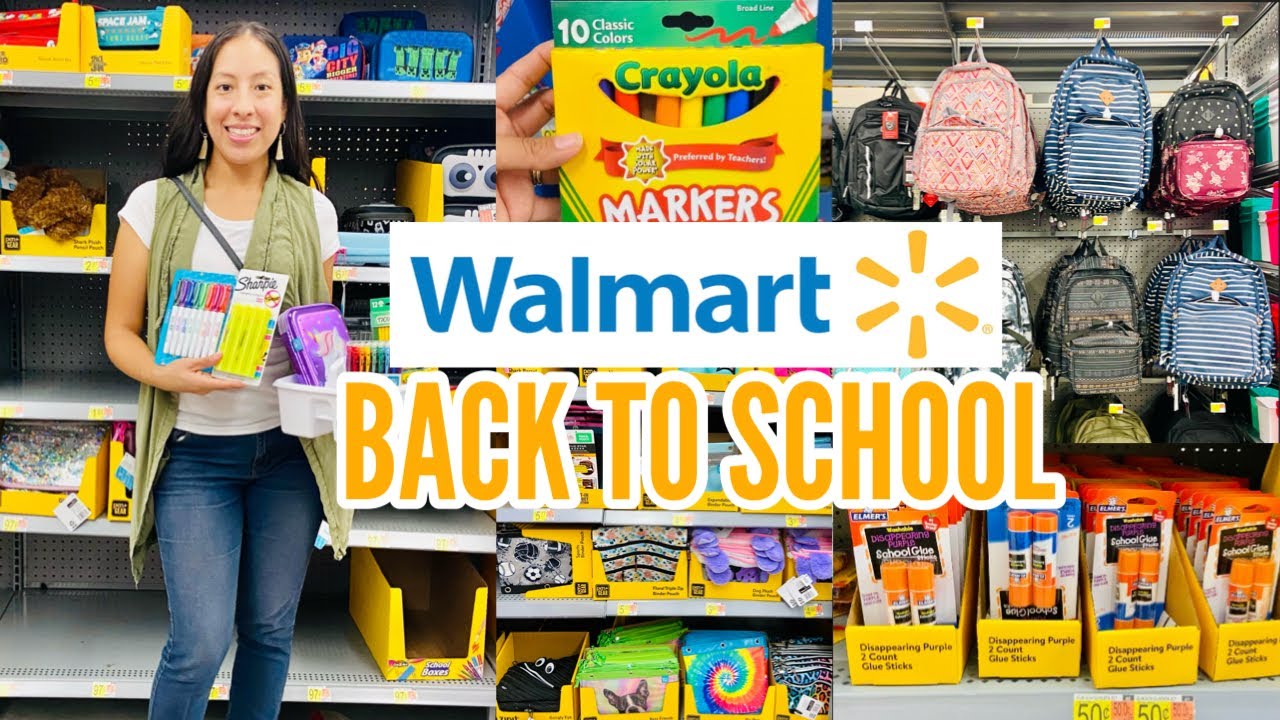 WALMART BACK TO SCHOOL 2021 WALMART SCHOOL SUPPLIES 2021 BACK TO