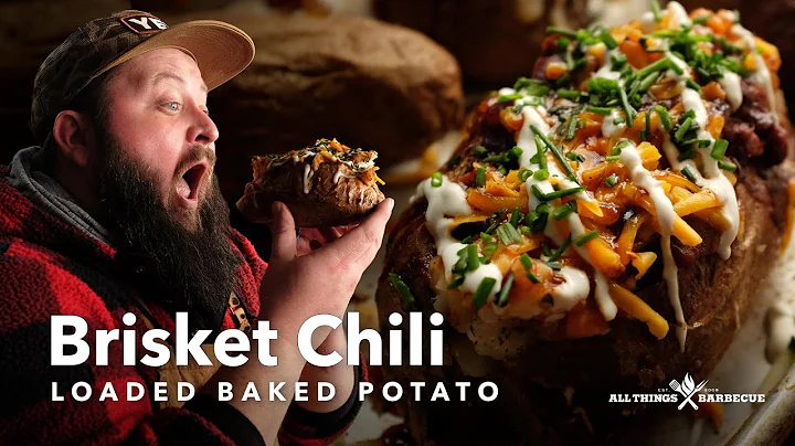 Smoked Brisket Chili Over Baked Potatoes – Comfort Food Perfection