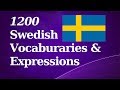 1200 Basic Swedish Vocab & Expressions
