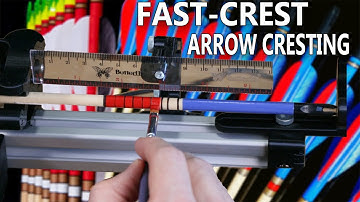 Fast-Crest arrow crester by TSA - archery cresting machine unboxing and review, paint your arrows