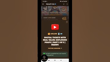 Digital Tickets with Real Value: Exploring POAPs | Part 2 of 5 | #MeemFi #memefi
