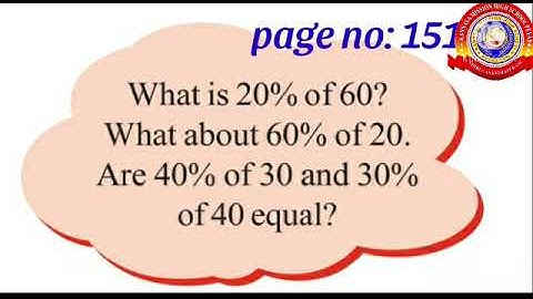 KRSMA#Standard 6 Mathematics Part 3 Chapter 9 How Much Of Hundred?