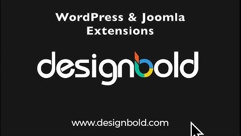 DesignBold Plugins for WordPress & Joomla