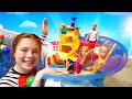 Puppen Video mit Barbie. 3 Folgen am Stück. Spielspaß im Schwimmbad