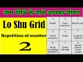 lo shu grid | lu shu grid | repeating number 2