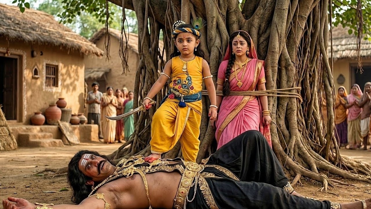 बाल कृष्ण का दिव्य चमत्कार– कंस के राज्य में कंस का किया अंत | यशोमती मईया के नंदलाला |Krishan leela