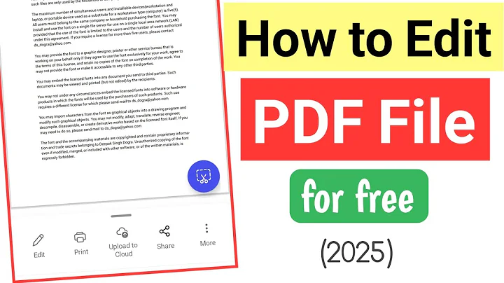How to Edit PDF File for Free (2025)