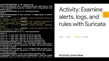 Activity: Examine alerts, logs, and rules with Suricata || #qwiklabs #coursera  [With Explanation🗣️]