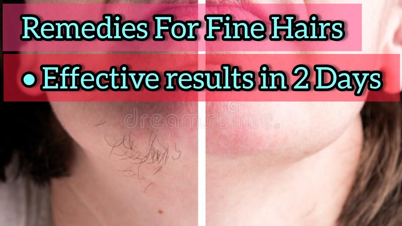 How to Reduce Facial Hair Permanently / Remove Facial Hair Naturally