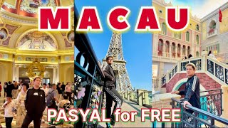 MACAU: LIBRENG PASYAL | The Venitian + The Grand Canal + The Parisian