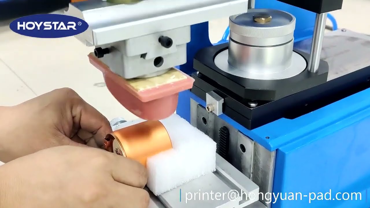 cheapest price closed ink cup pad printing machine tampon printer