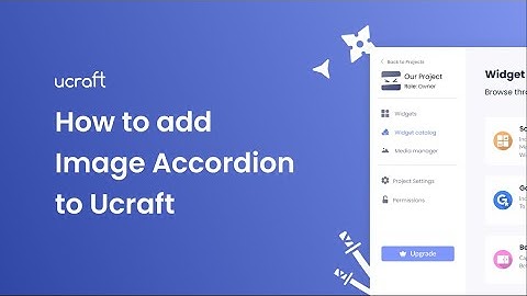 How to add an Image Accordion to Ucraft