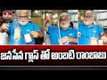 Ambati Rambabu prepares tea on roadside stall