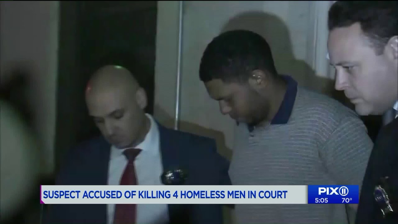 Suspect in homeless men's deaths caught on camera beating victims with ...
