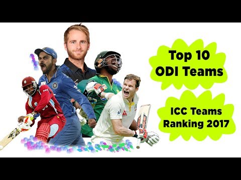 top-10-odi-teams-||-icc-odi-teams-ranking-july-august-2017