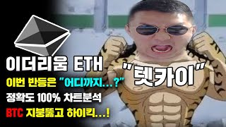 이더리움 ETH [긴급] 이번 반등은 &quot;어디까지&quot; 나올까? 정확도 100 차트분석, BTC 따라 지붕뚫고 하이킥 가능함...? #코인시황
