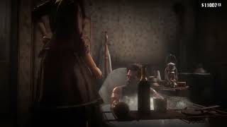 Hidden Cutscene Arthur Takes A Bath