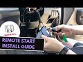 How To Install Remote Start Honda Factory Key in 10 Mins