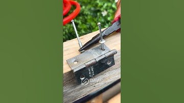 Using a Rivet, He Secured That Hinge with Perfect Precision#RivetHack #PerfectFix #DIYSolution
