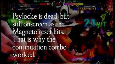 MvC2: Mag/Psy Double Assist Combo by J360 with Explanation