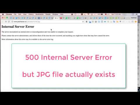 500 Internal Server error on images (but images exist)