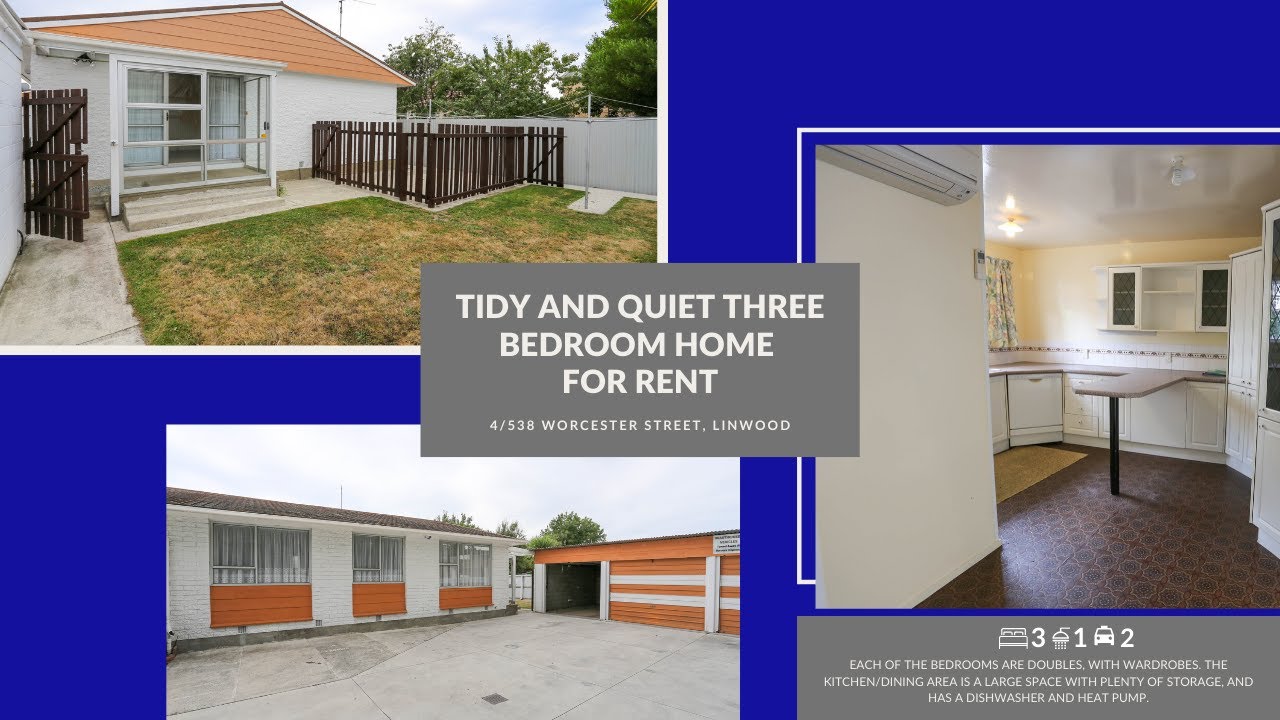 4/538 Worcester Street, Linwood For Rent YouTube
